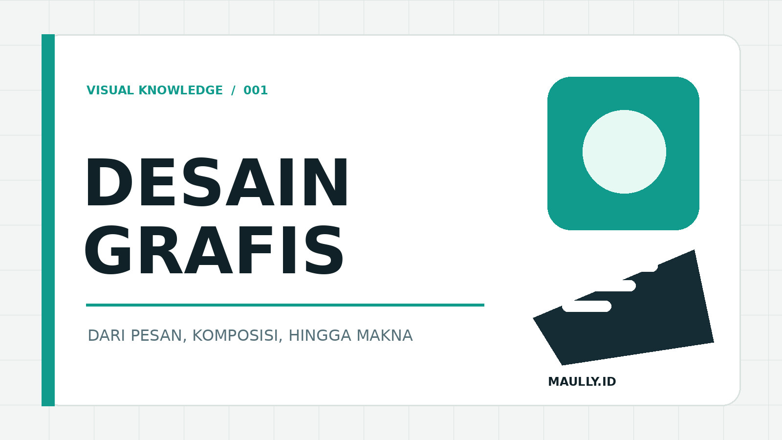Ilustrasi editorial desain grafis dengan tipografi dan elemen komposisi geometris